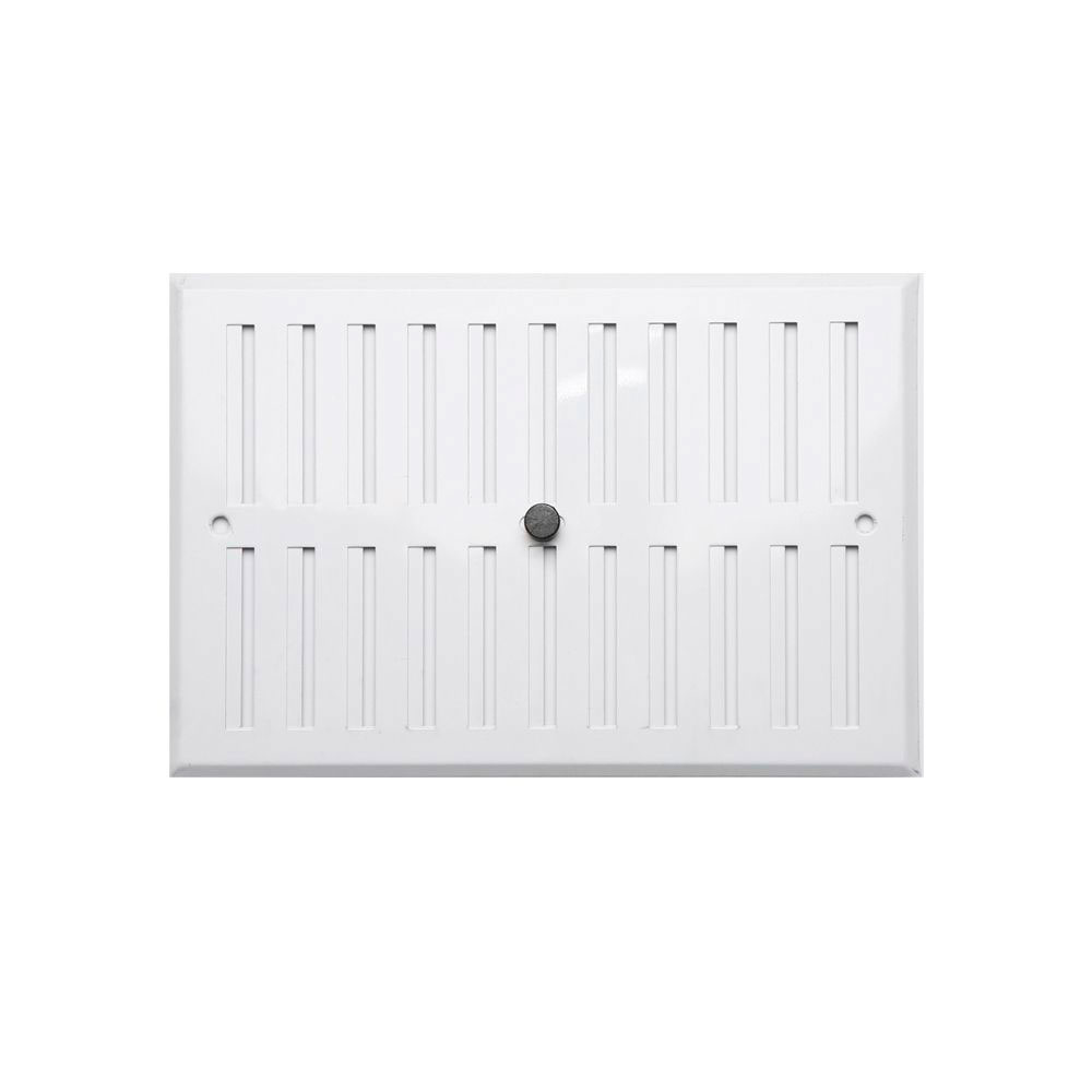 Rejilla Regulable Blanca Poliéster 17x25 cm