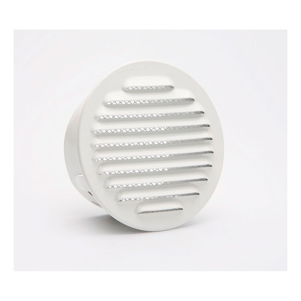 Rejilla Empotrable Tubo D-10 cm Blanco