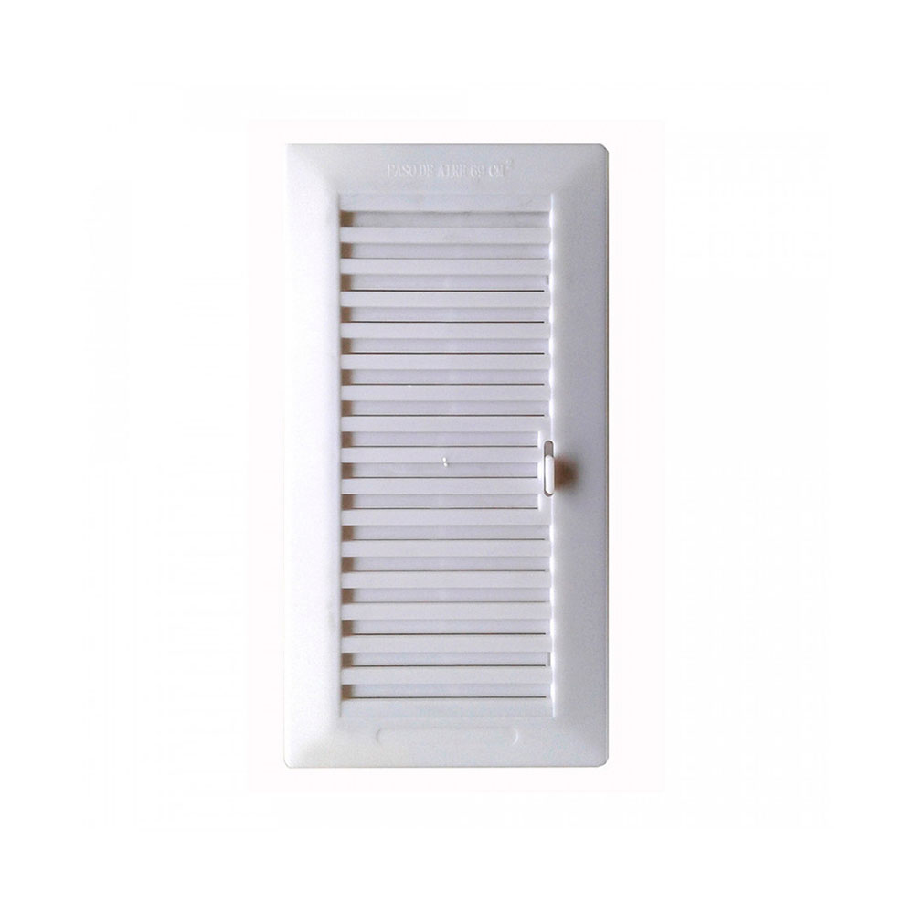 Rejilla Empotrable Regul+Marco Abs Blanco 14x27 cm