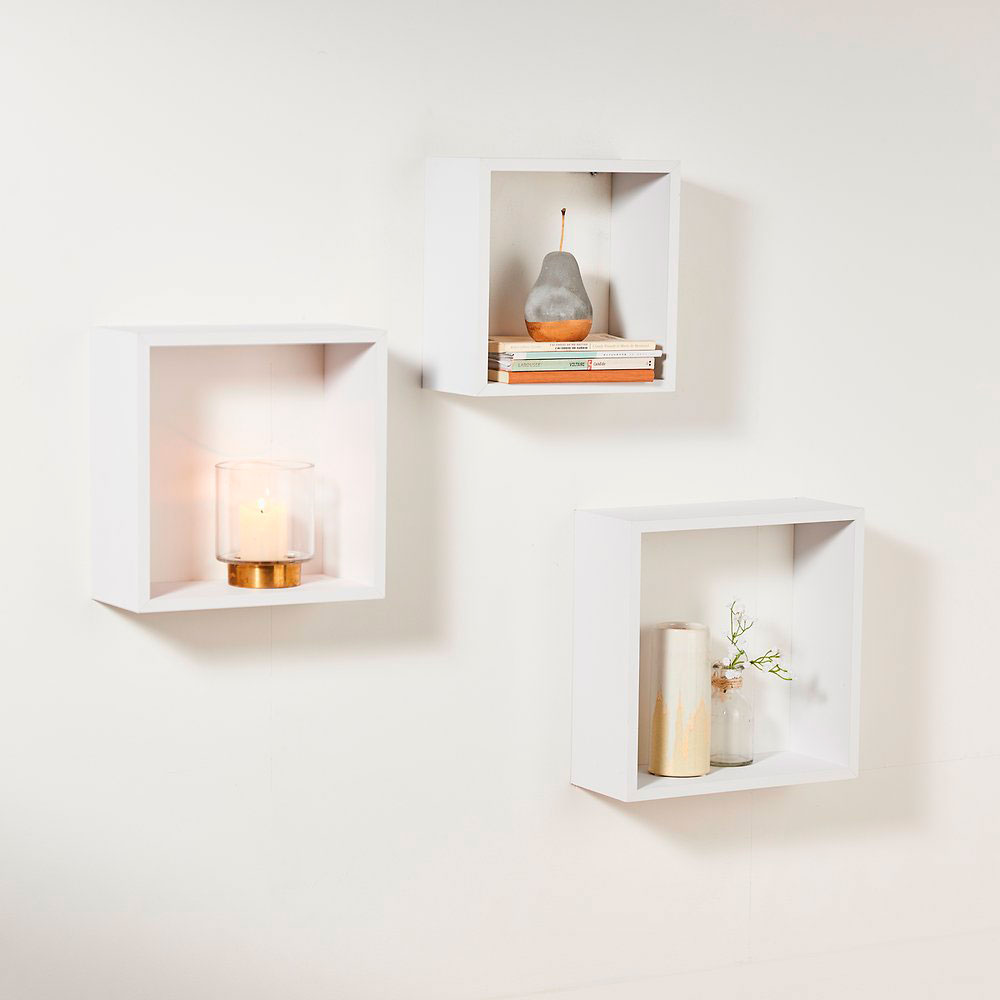 Kit Triple Cubo Blanco 30/27/24cm