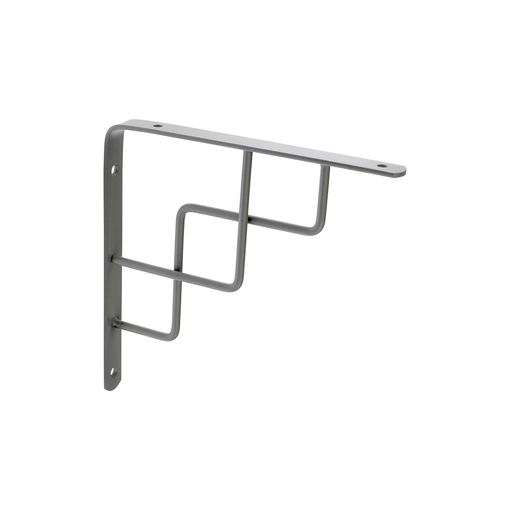 Escuadra Decorativa Stair Plata Mate 14