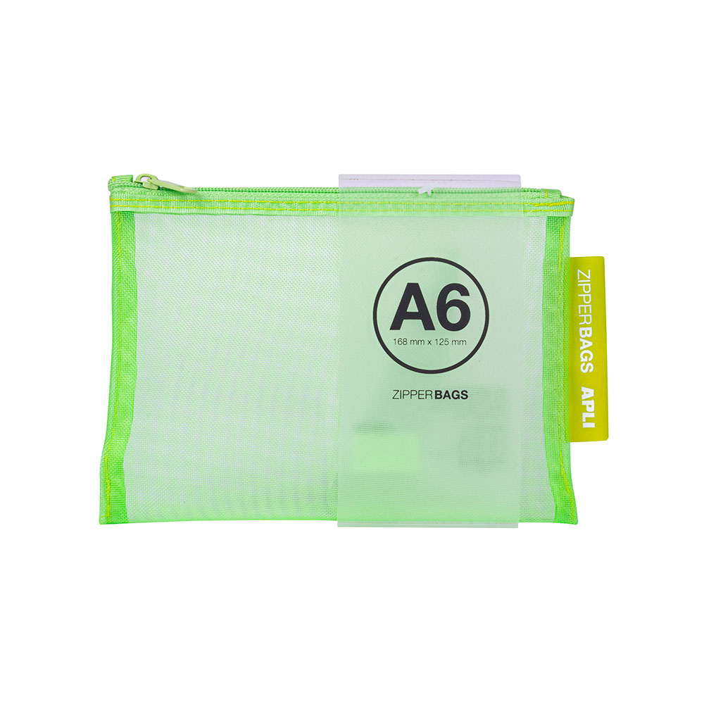 B. Zipper Bag Nylon A6 Col Surtido