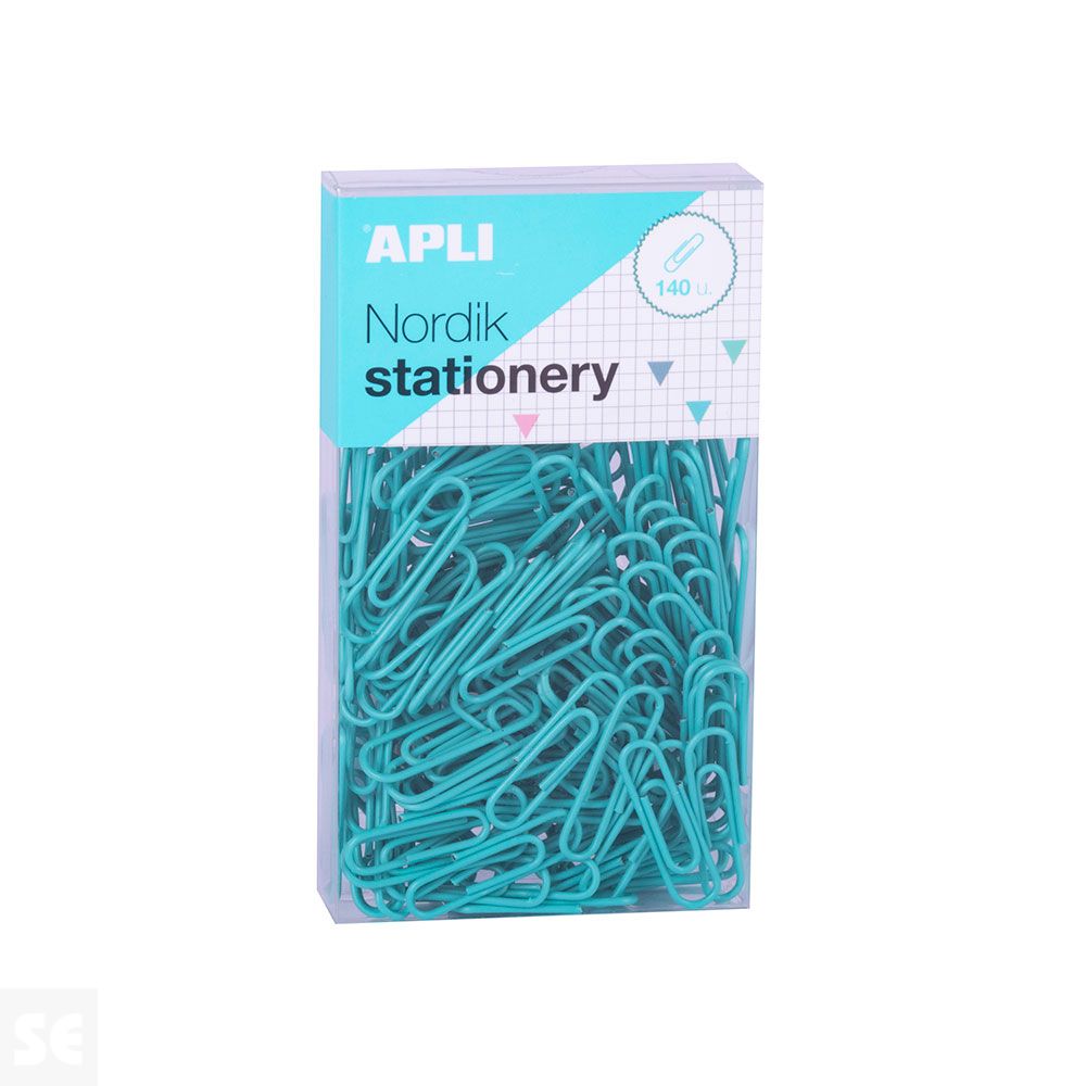 Clips Colores Nordik Coll. 28 mm 140 pcs