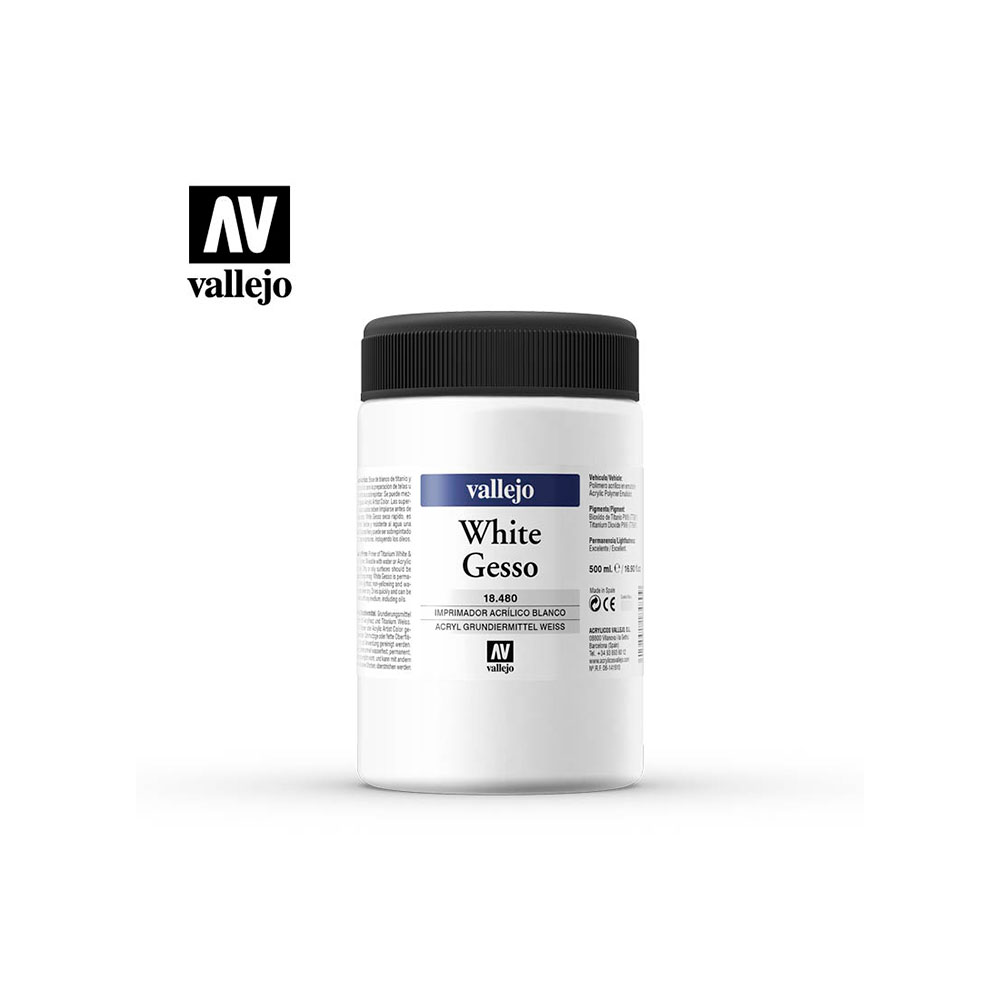 Acrylic Gesso Imprimación 18480-500 ml
