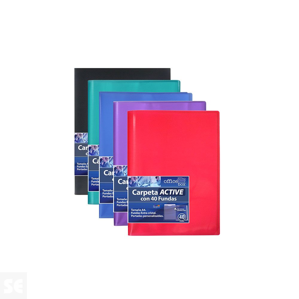 Carpeta De Fundas Supra 40 Fundas A4 19415
