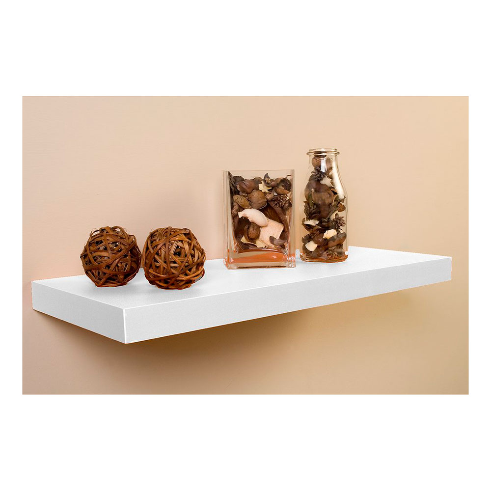 Estante C/ Fijación Invisible Hd Blanco 60x25