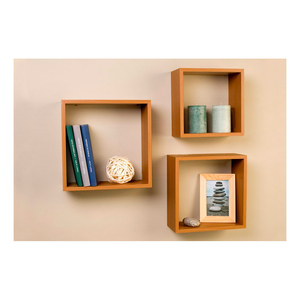 Kit Triple Cubo Roble Blanco 30 24 cm