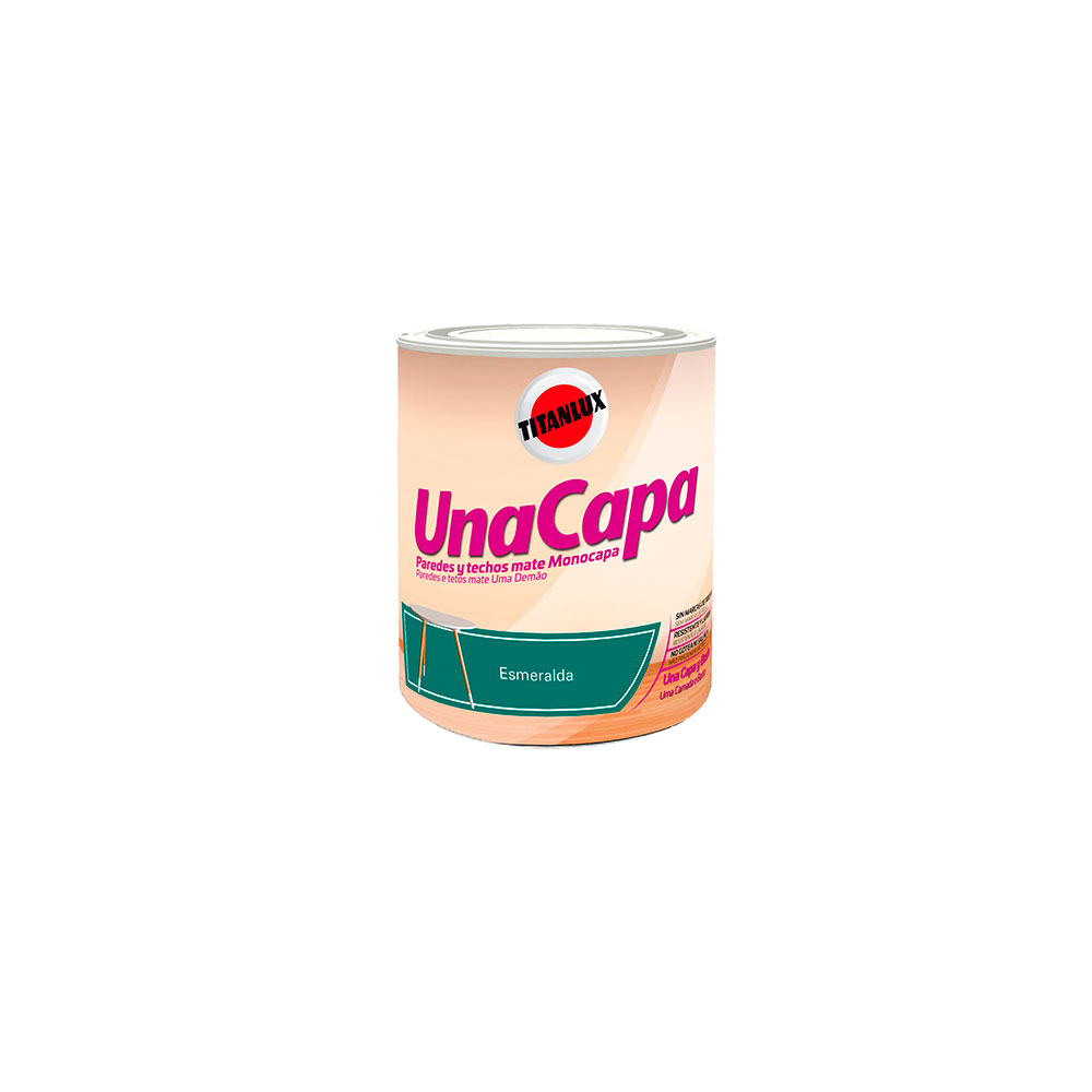 Pintura Una Capa Esmeralda 750Ml