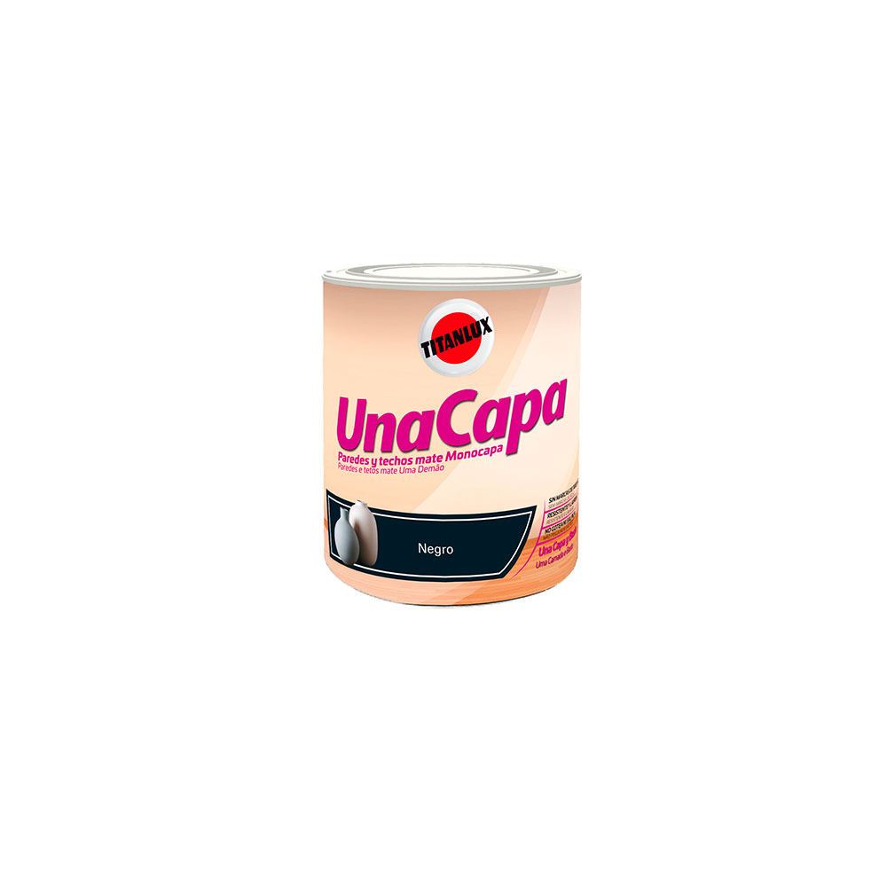 Pintura Una Capa Negro 750Ml