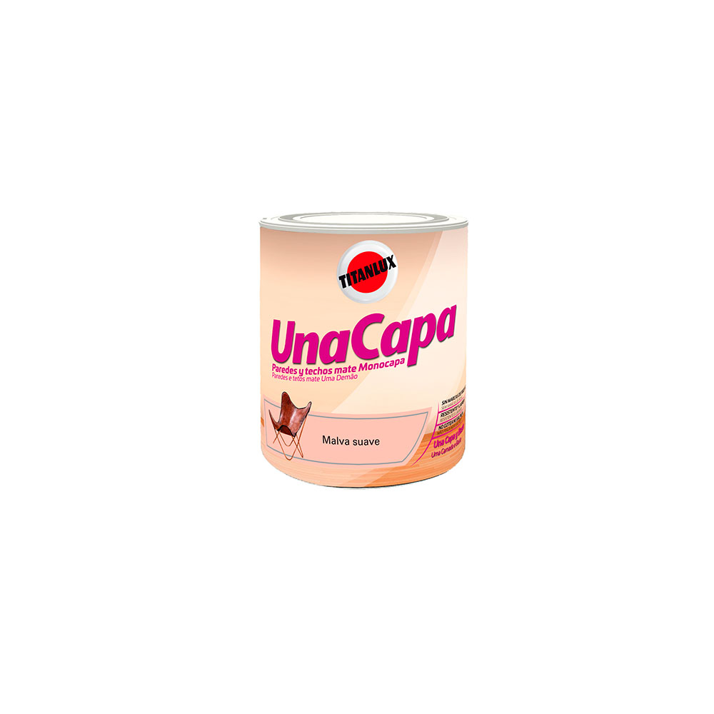 Pintura Una Capa Malva Suave 750Ml