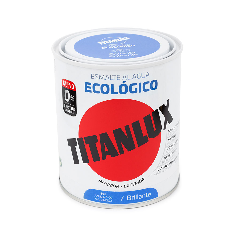 Titanlux Esm. Brillo Ecológico Azul Índico 750Ml