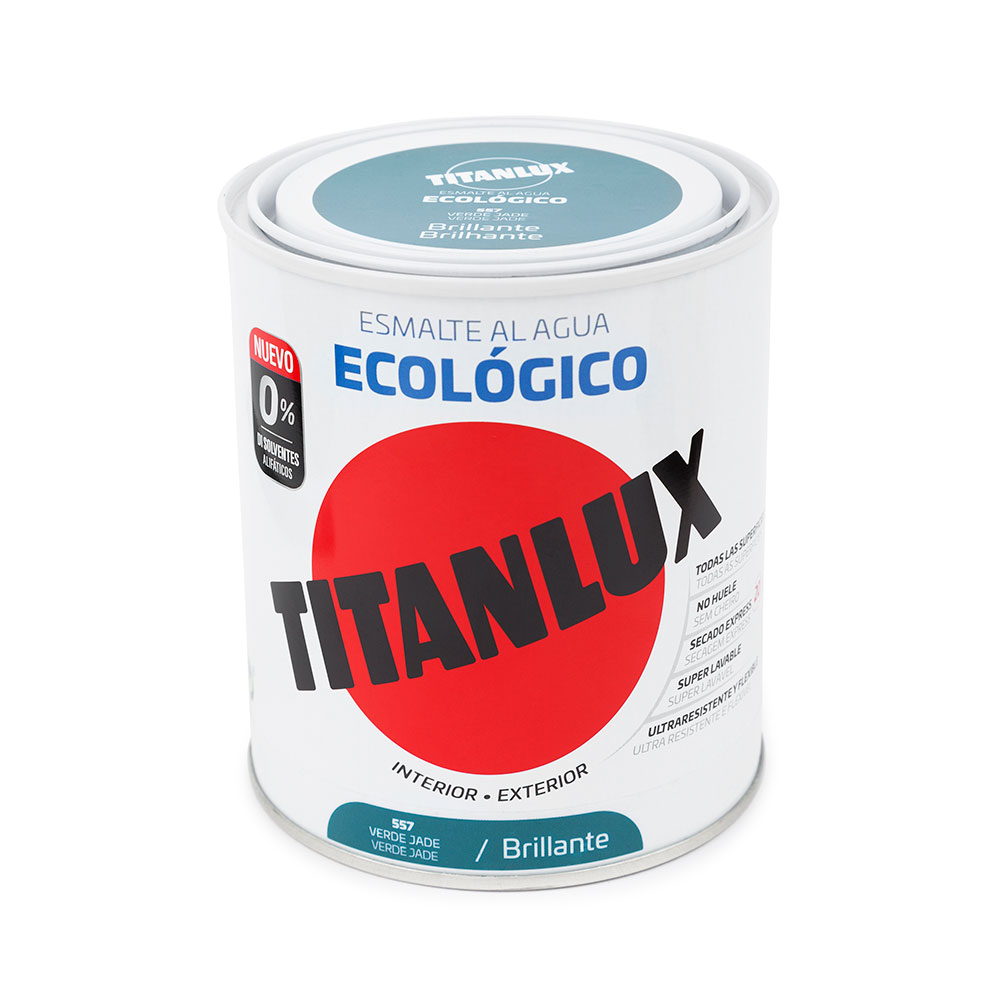 Titanlux Esm. Brillo Ecológico Verde Jardín 750Ml