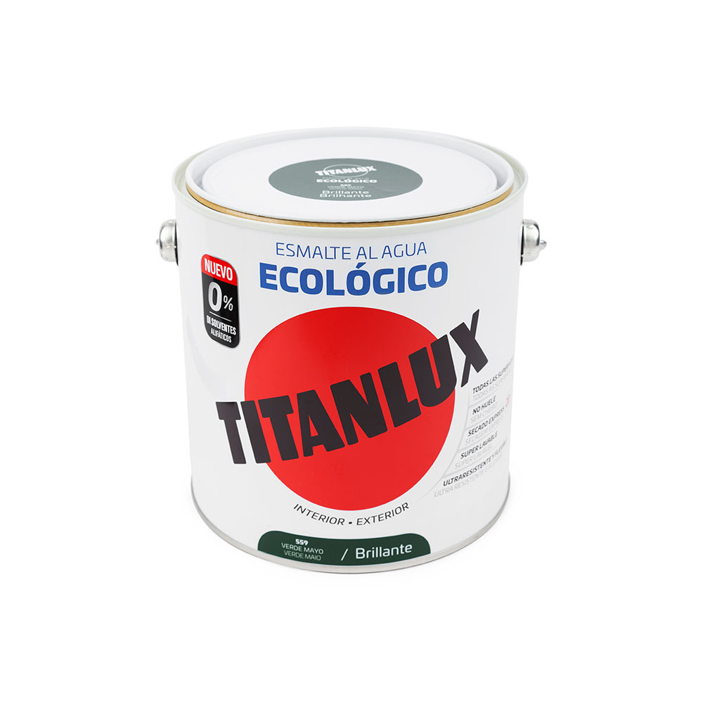Titanlux Esm. Brillo Ecológico Verde Mayo 2,5L