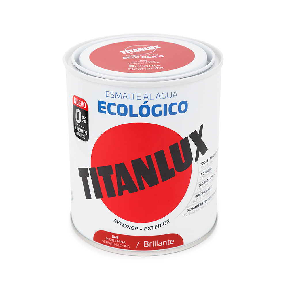 Titanlux Esm. Brillo Ecológico Rojo China 750Ml