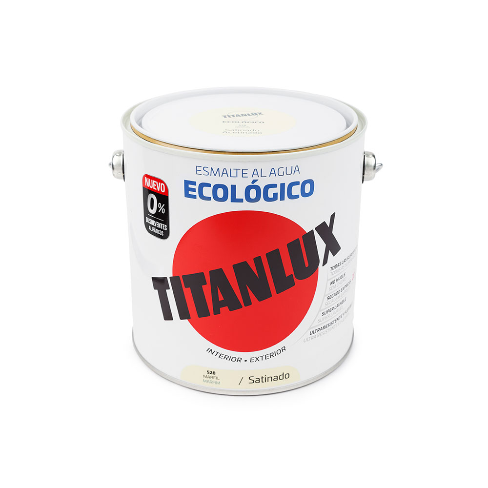 Titanlux Esmalte Satinado Ecológico Marfil 2,5 l