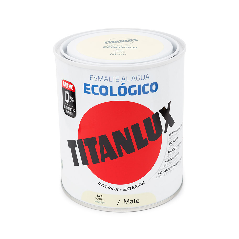 Titanlux Esm. Mate Ecológico Marfil 750Ml