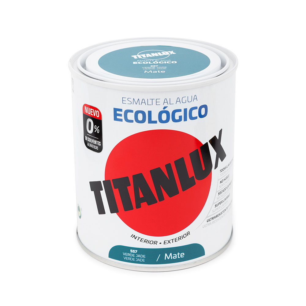 Titanlux Esm. Mate Ecológico Verde Jardín 750Ml
