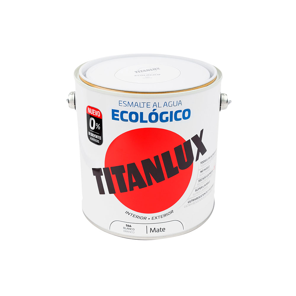 Titanlux Esm. Mate Ecológico Blanco 2,5L