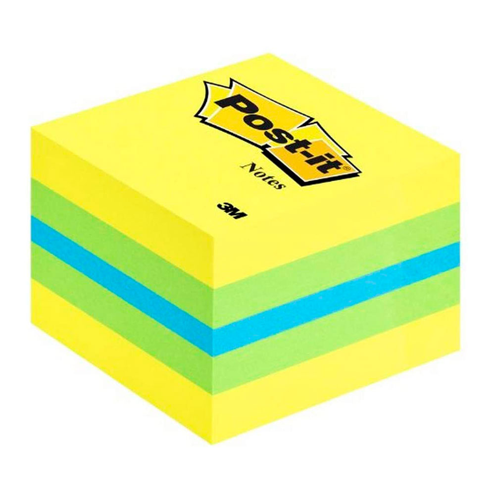 Post-It Minicubo Amarillo Limón