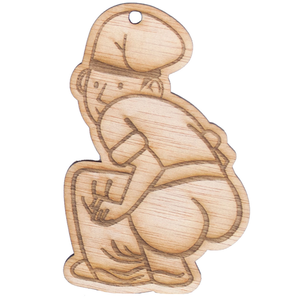 Adorno Navidad Madera Caganer (1 ud.)