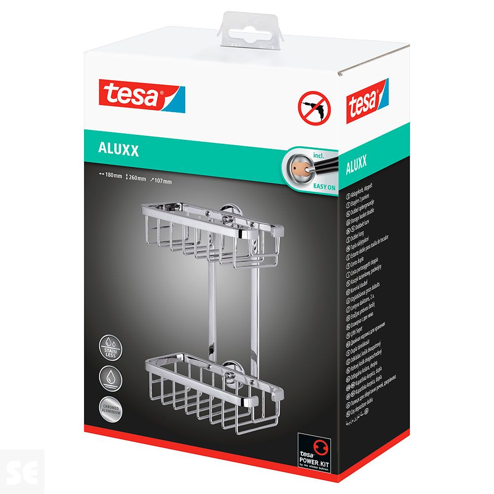 Cesta Aluxx De Ducha Doble