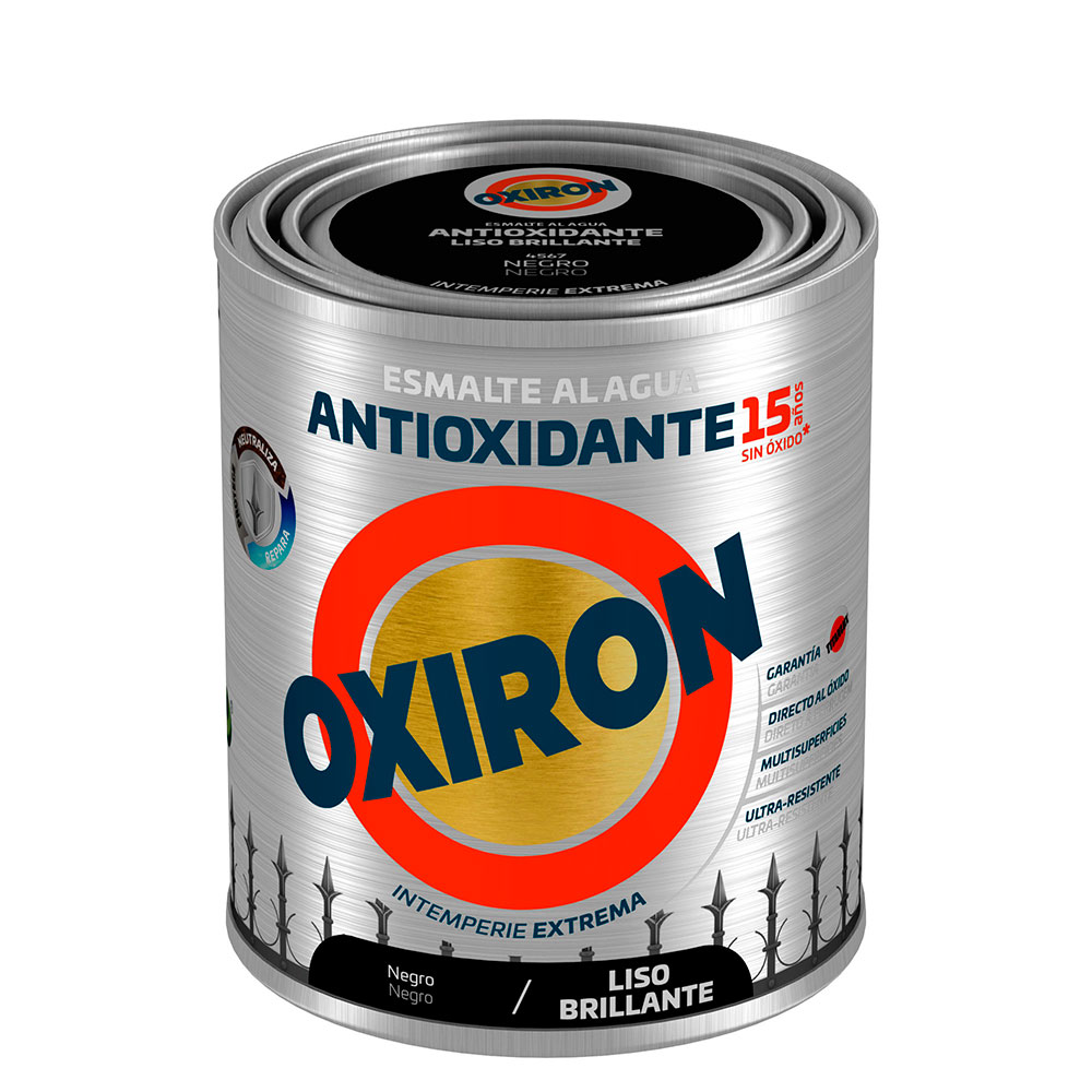 Titán Oxirón Liso Brill.Ag. Negro 750Ml