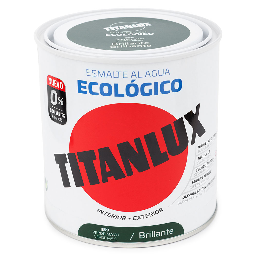 Titanlux Esm.Eco Brillo Verde Mayo 250Ml