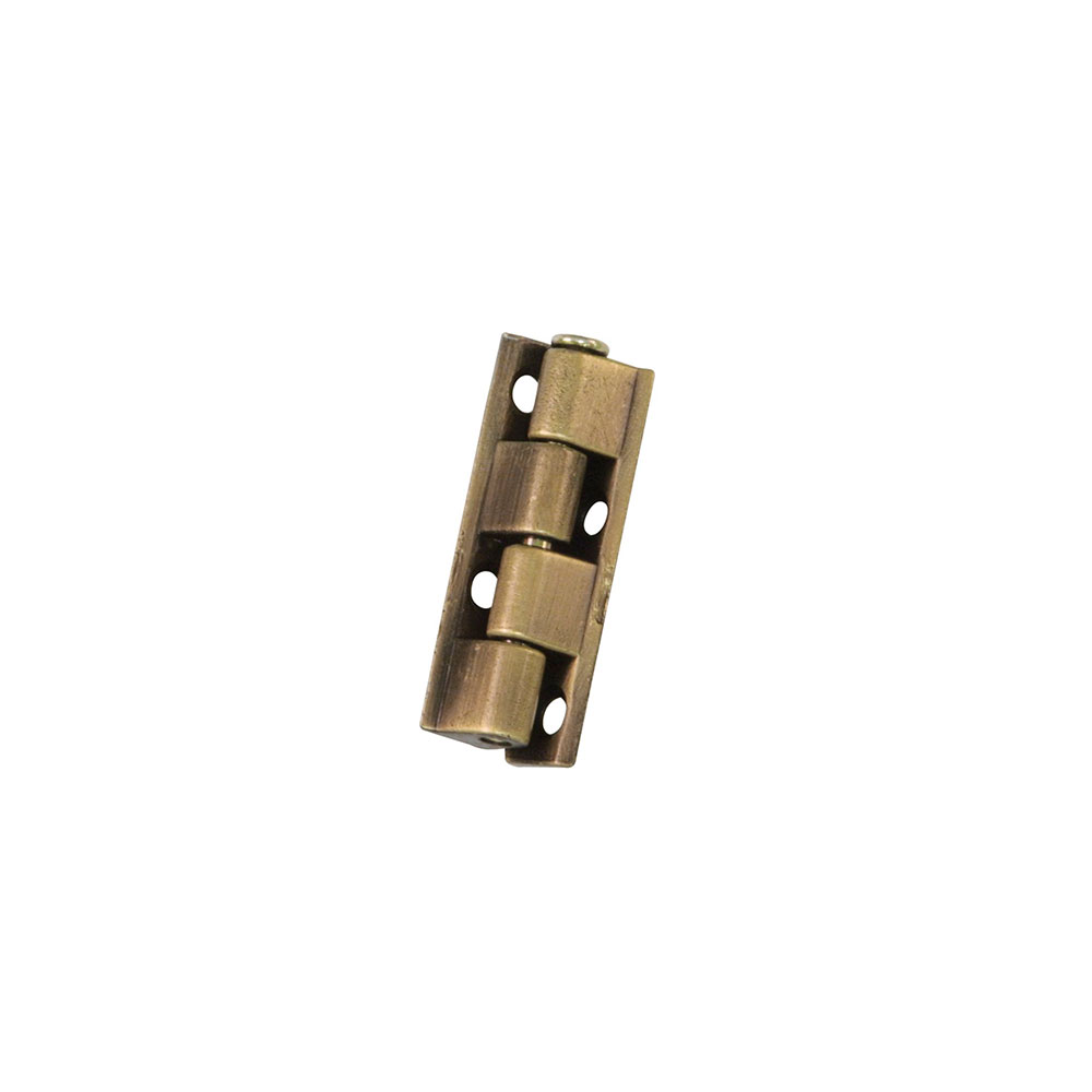 Bisagra con eje desmontable 40x9mm. Zamak niquelado sin remate (2u.) - Mod. 556