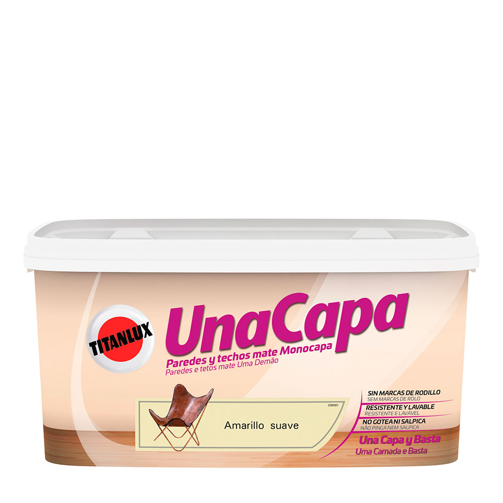 Titan Una Capa Amarillo Suave 4L