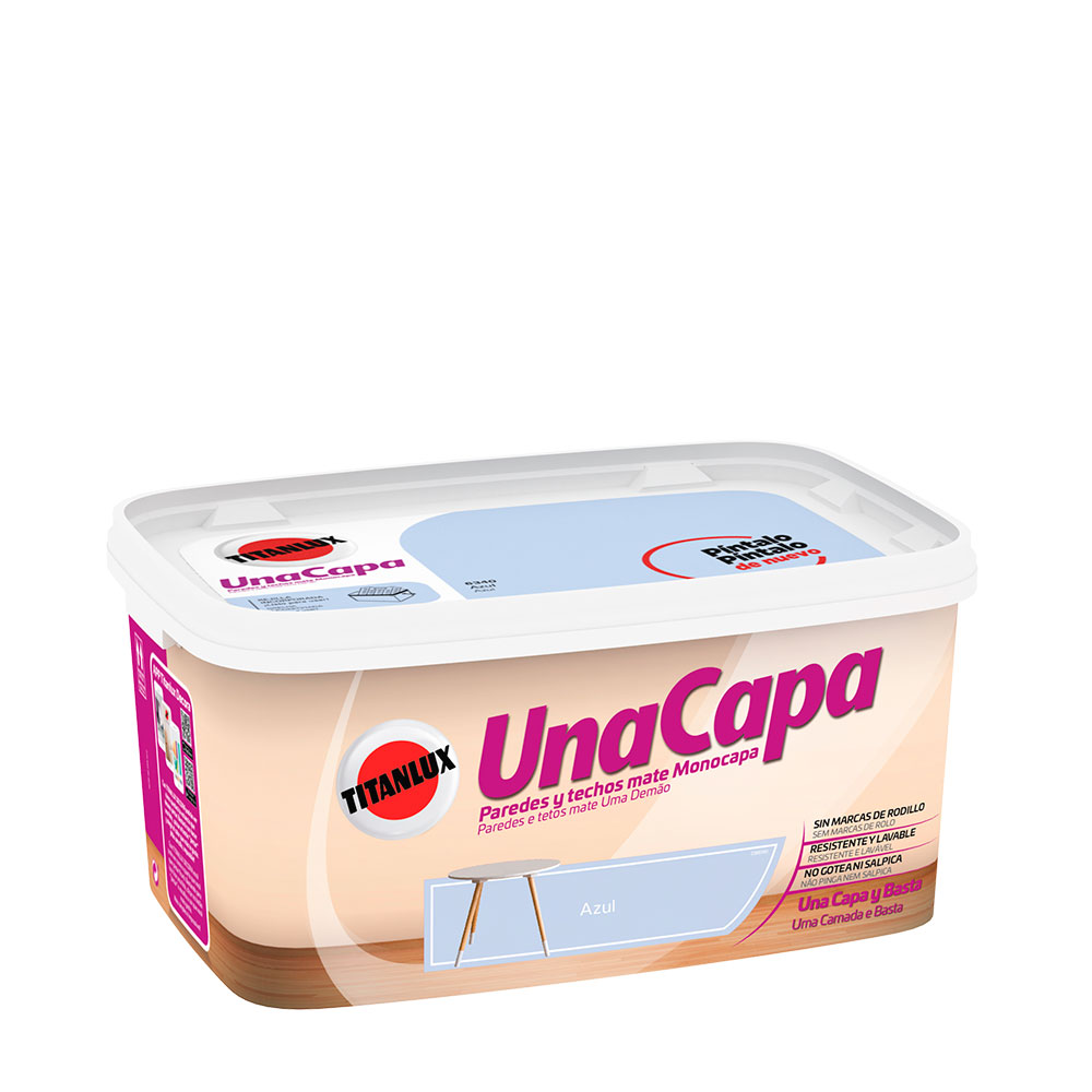 Titan Una Capa Azul 4L