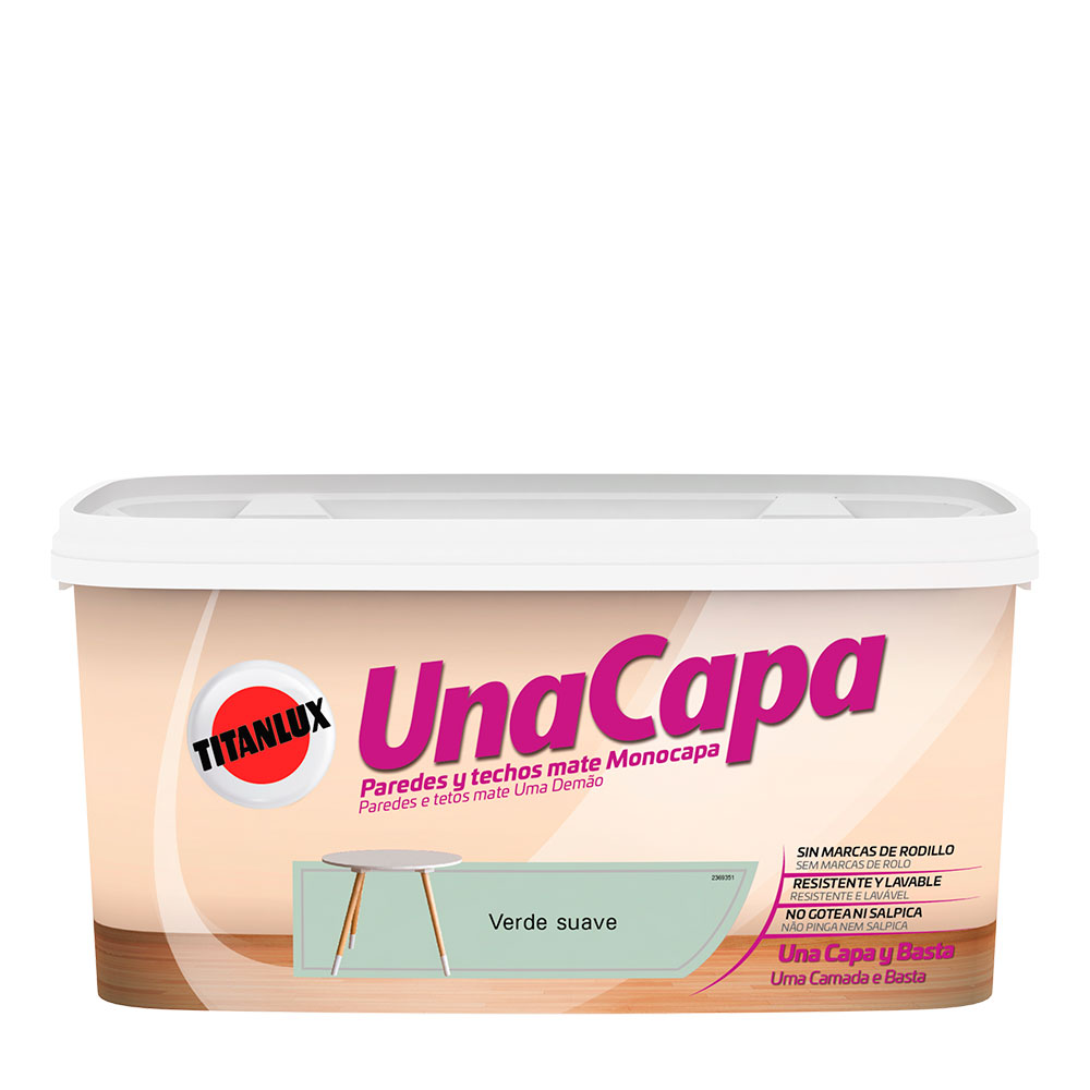 Titan Una Capa Verde Suave 4L