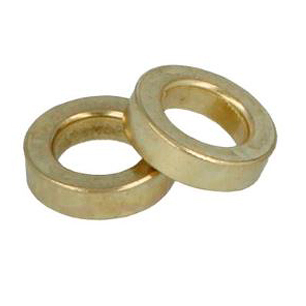 Arandela para pernios. Diam. 9,8mm. Acero latonado barnizado (10u.) - Mod. 403-408