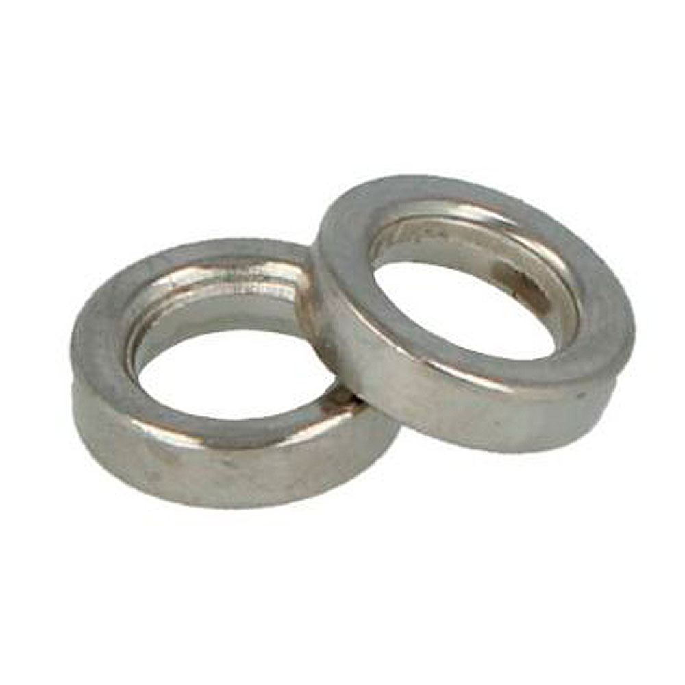 Arandela para pernios. Diam. 11mm. Acero cromado mate (10u.) - Mod. 405-409C