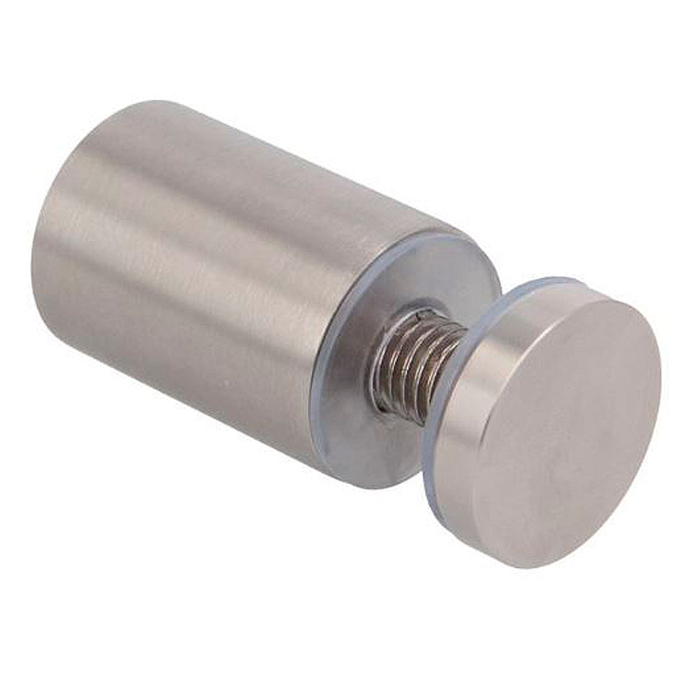 Soporte separador de vidrio. Diam. 19x30mm. Acero inoxidable - Mod. 55