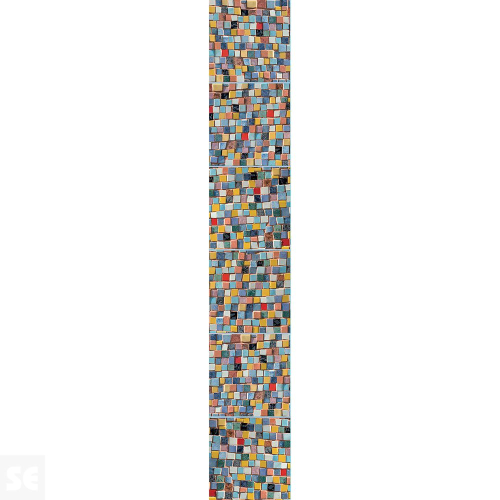 Decoracion Adh. Para Azulejos Mosaico (6 Láminas 15x15 Cm)