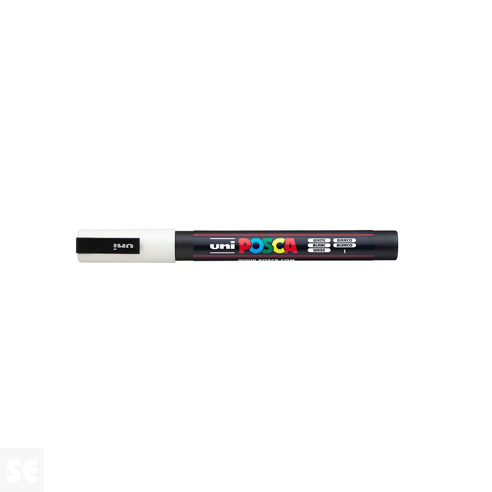 Rotulador Pintura Posca Blanco Pc3m 0,9-1,3 mm