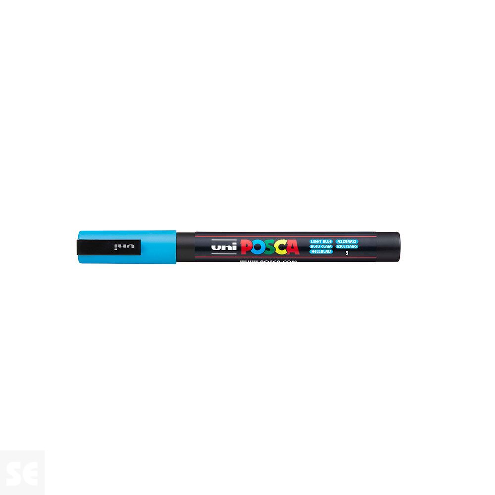 Rotulador Pintura Posca Azul Claro Pc3m 0,9-1,3 mm