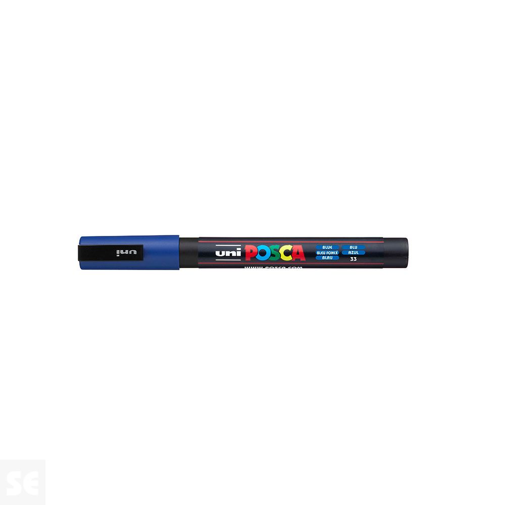 Rotulador Pintura Posca Azul Pc3m 0,9-1,3 mm