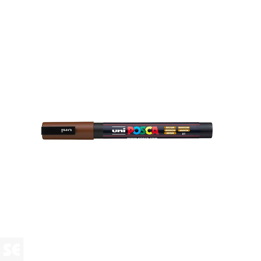 Rotulador Pintura Posca Marrón Pc3m 0,9-1,3 mm