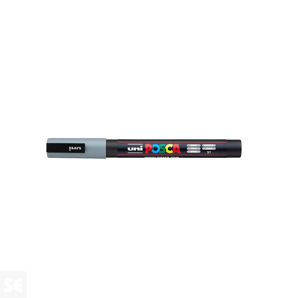 Rotulador Pintura Posca Gris Pc3m 0,9-1,3 mm