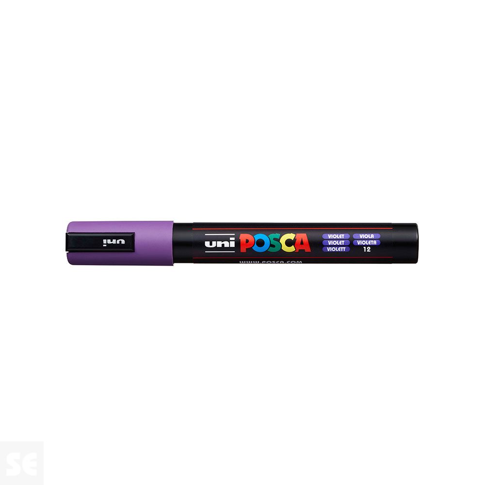 Rotulador Pintura Posca Violeta Pc5m 1,8-2,5 mm