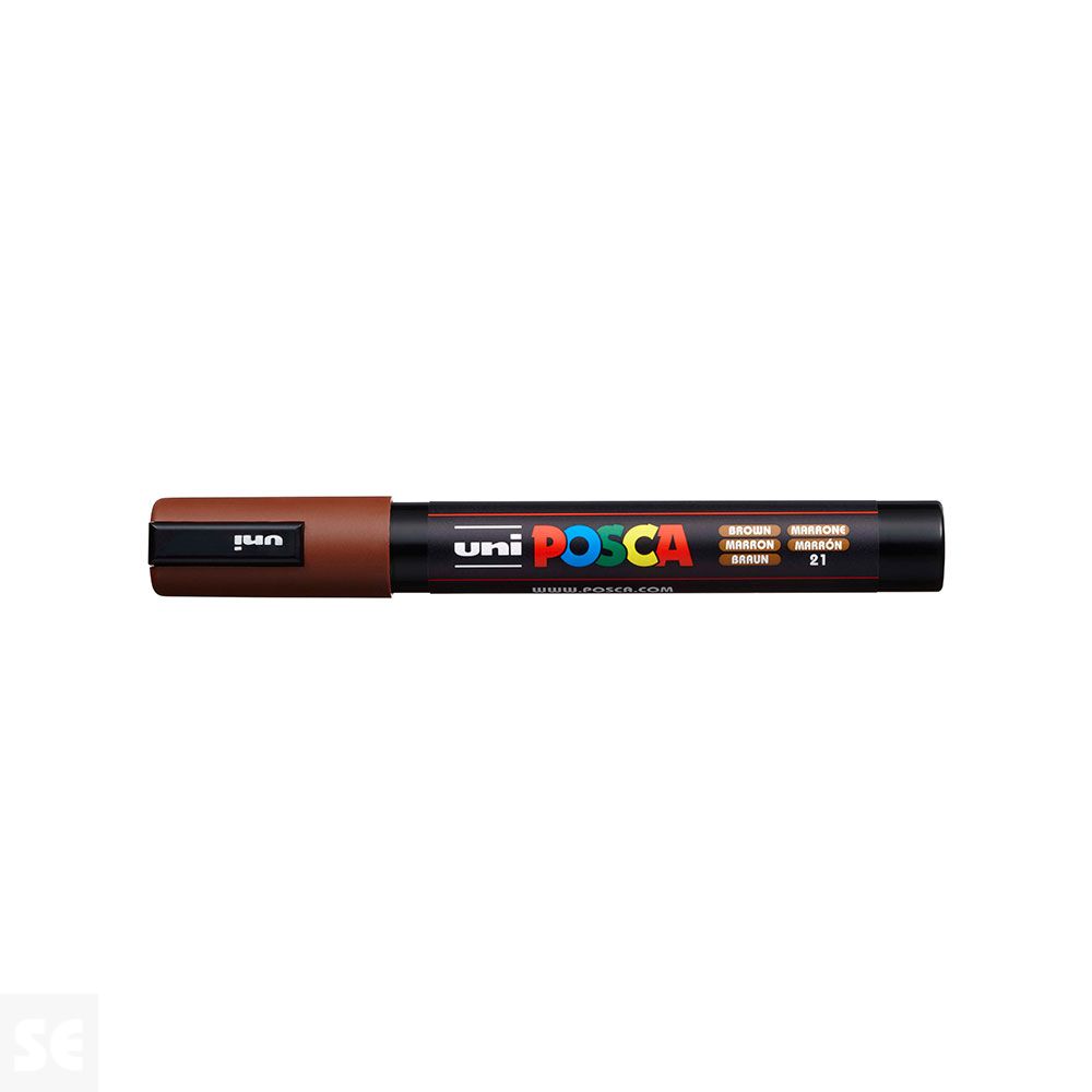 Rotulador Pintura Posca Marrón Pc5m 1,8-2,5 mm