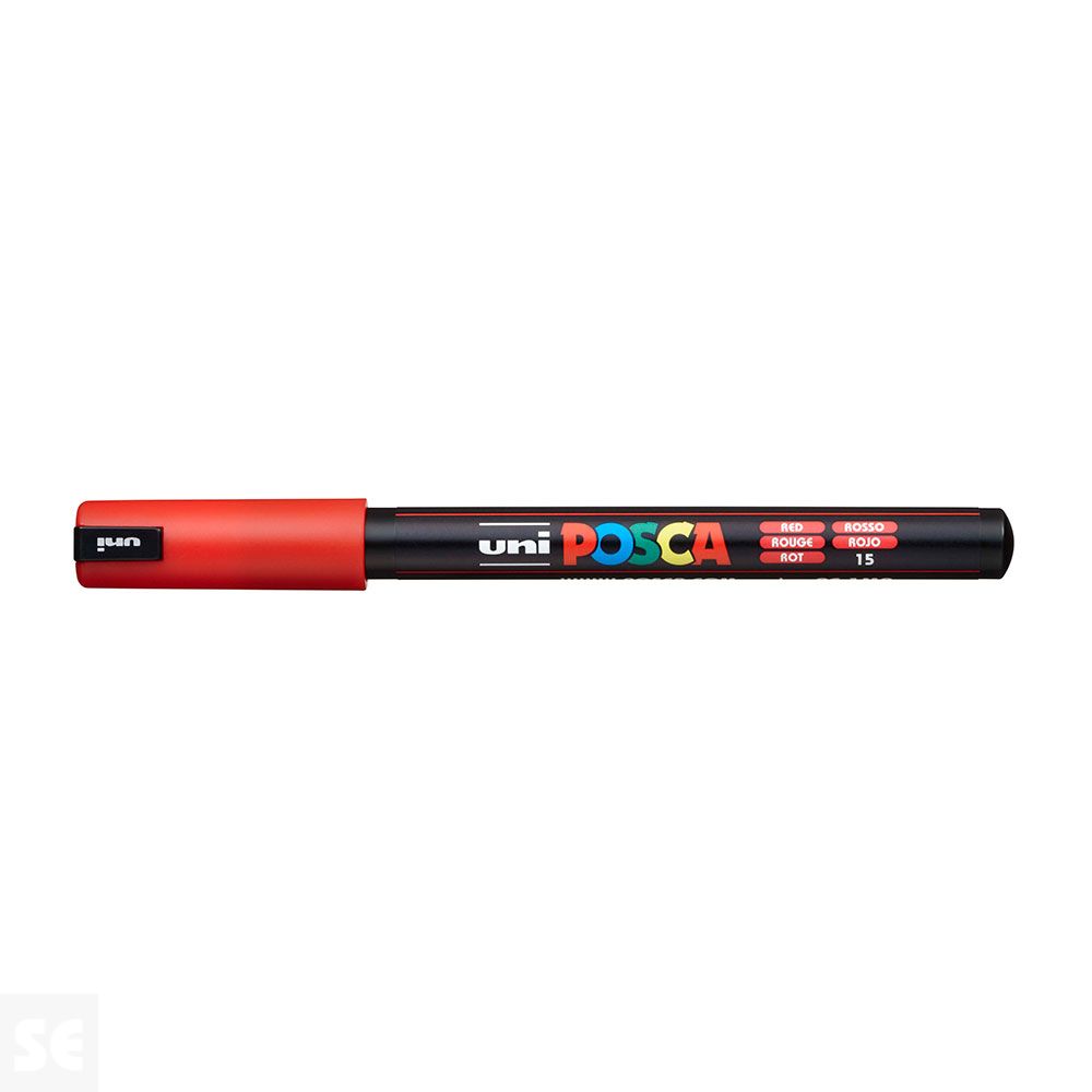 Rotulador Pintura Posca Rojo Pc1mr 0,7 mm