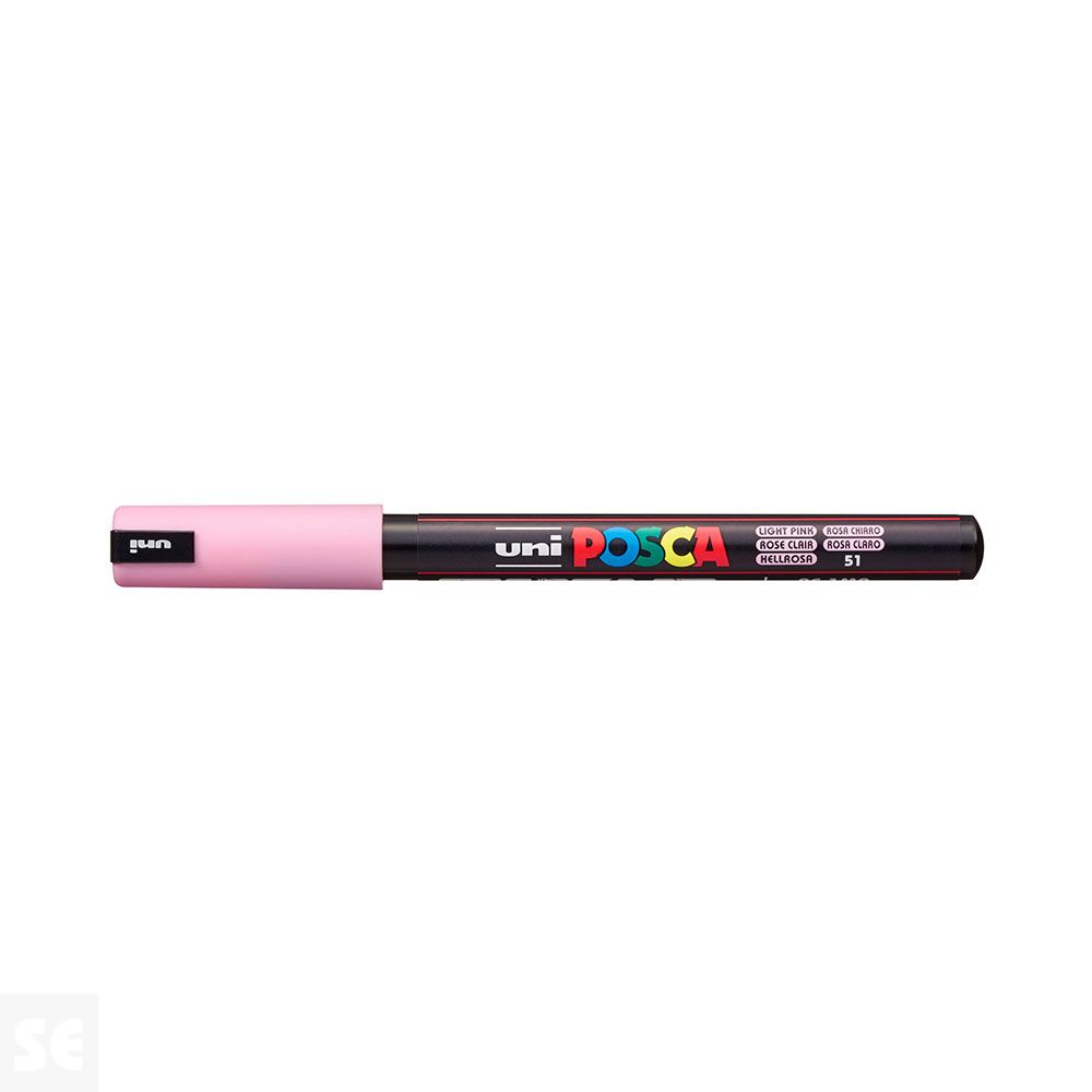 Rotulador Pintura Posca Rosa Claro Pc1mr 0,7 mm