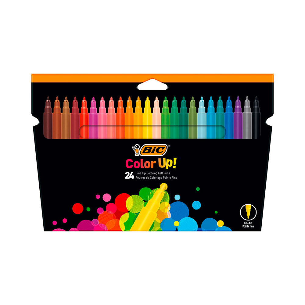 Color Up Rotulador de 24 U. (punta abierta hasta 3 meses)