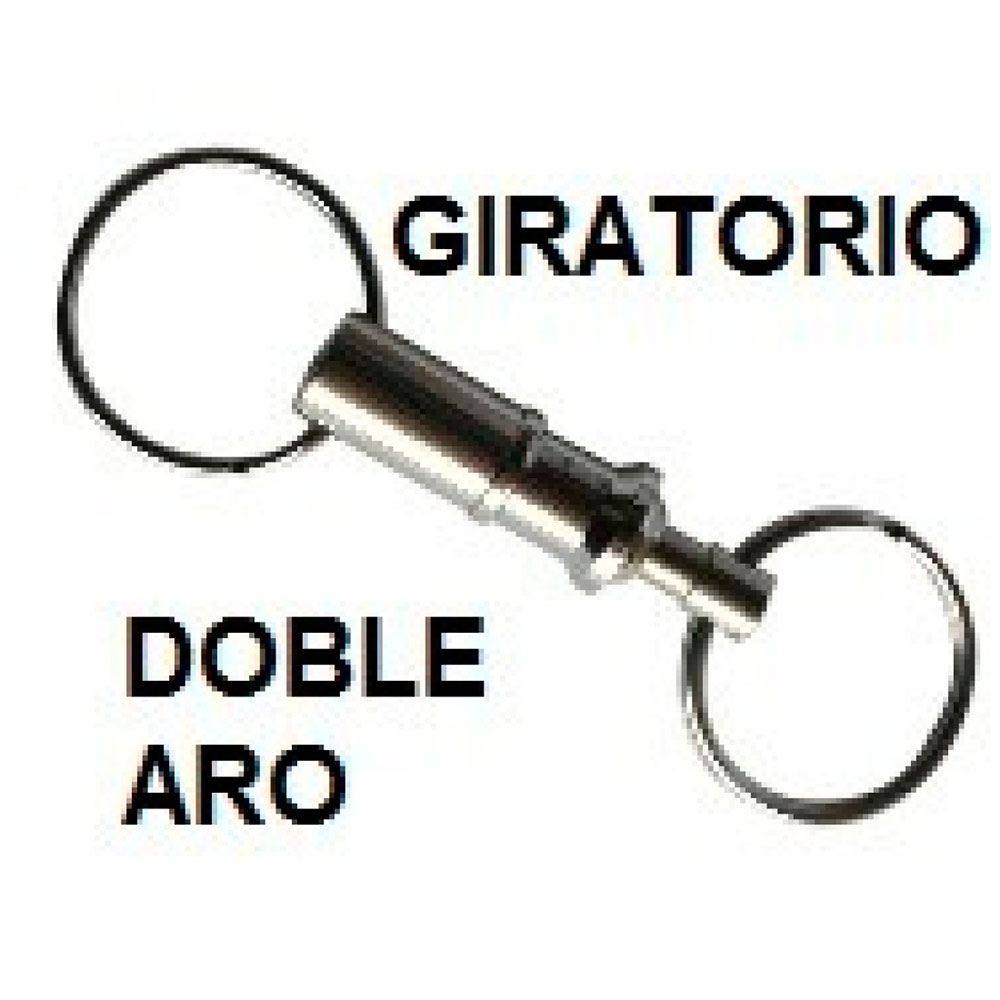 Llavero Giratorio Doble Aro 11222