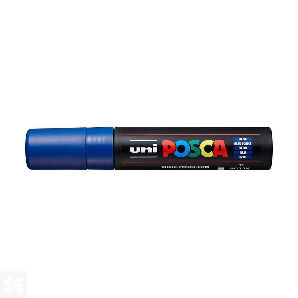 Rotulador Pintura Posca Azul Pc17k 15 mm