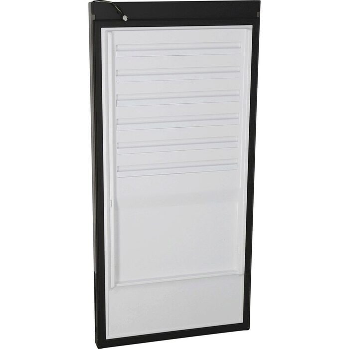 Ensamblaje de la puerta negra del frigorífico - 1200x595mm