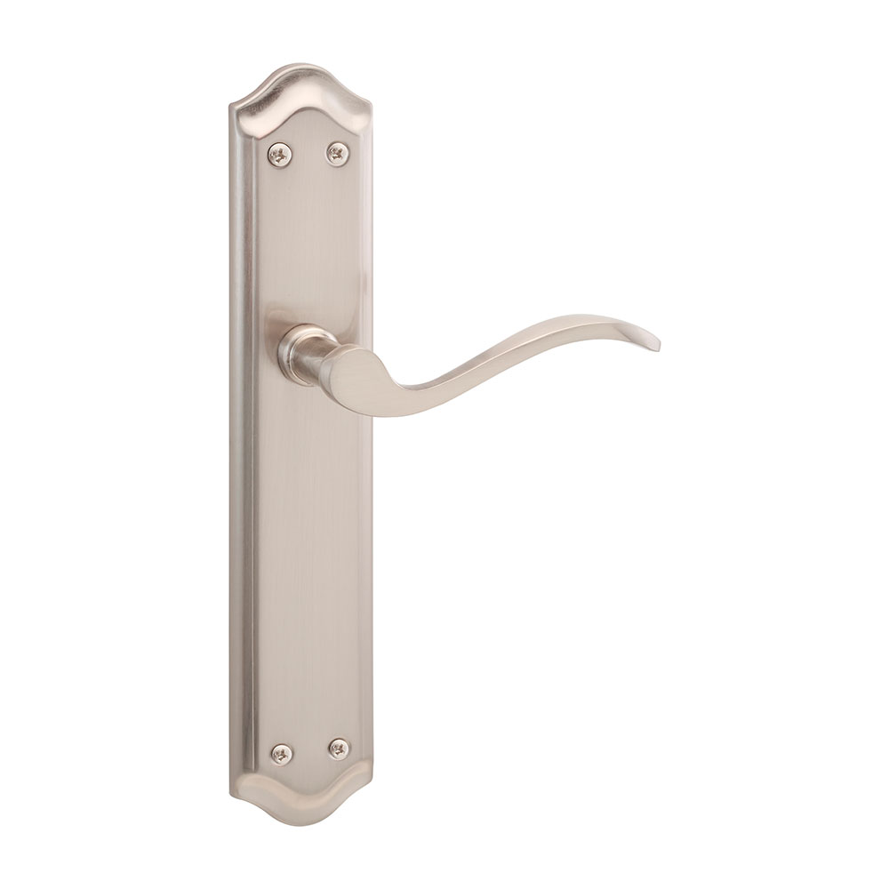 Jgo. Manivelas con Placa Níquel Satinado Mod. Aitana