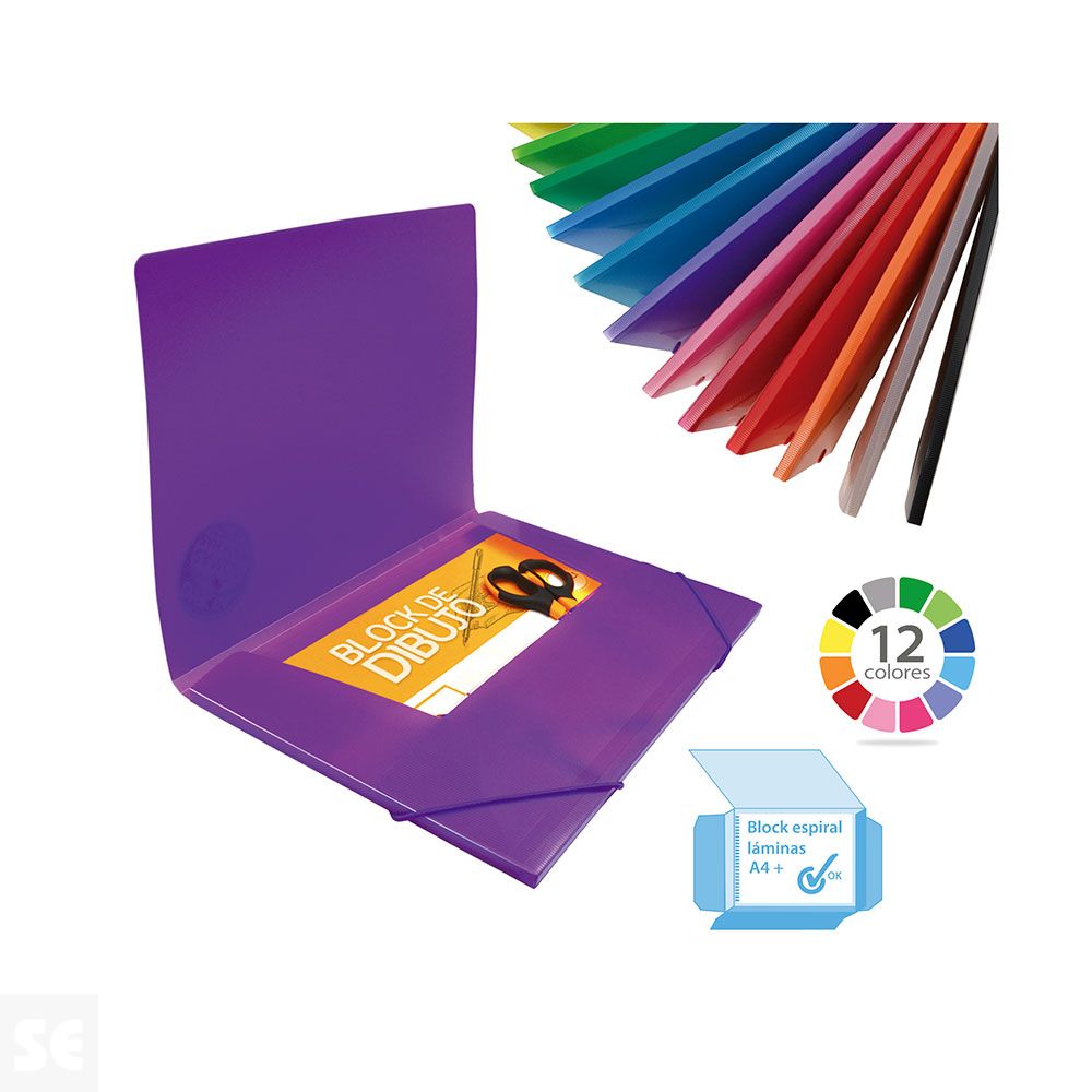 Carpeta A4+ 53511 Surtido 27x35x1Cm